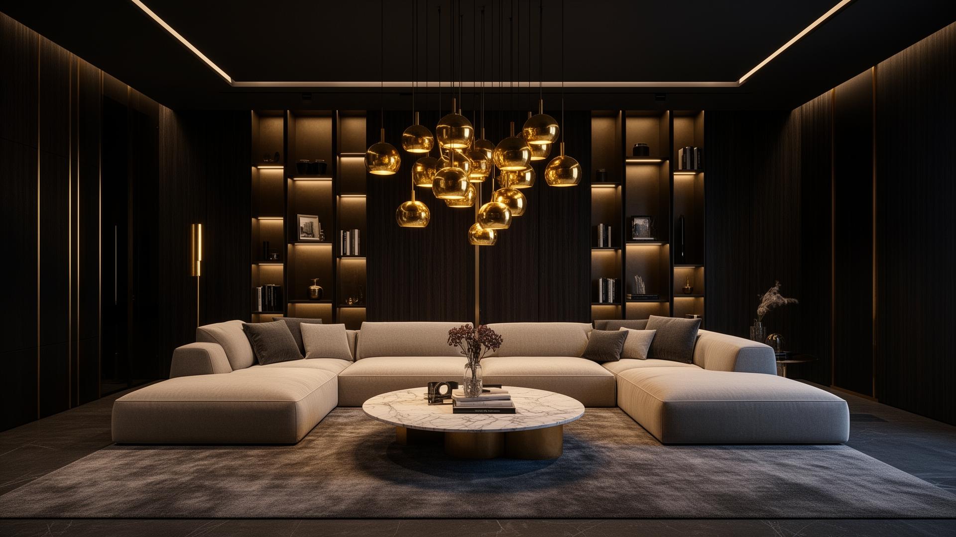 Luxury living room interior by Alive Decor